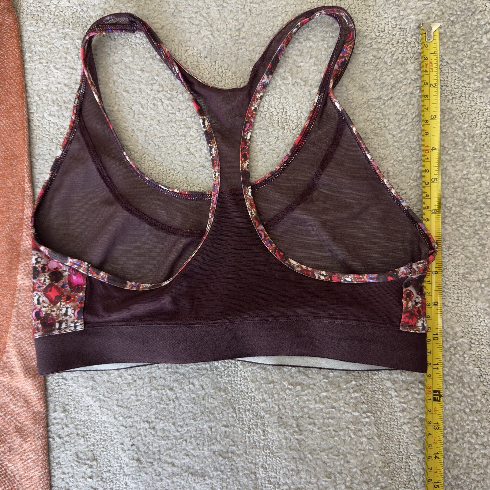 Victoria’s Secret Pink Orange Seamless Tight Active Leggings Size Medium And Top