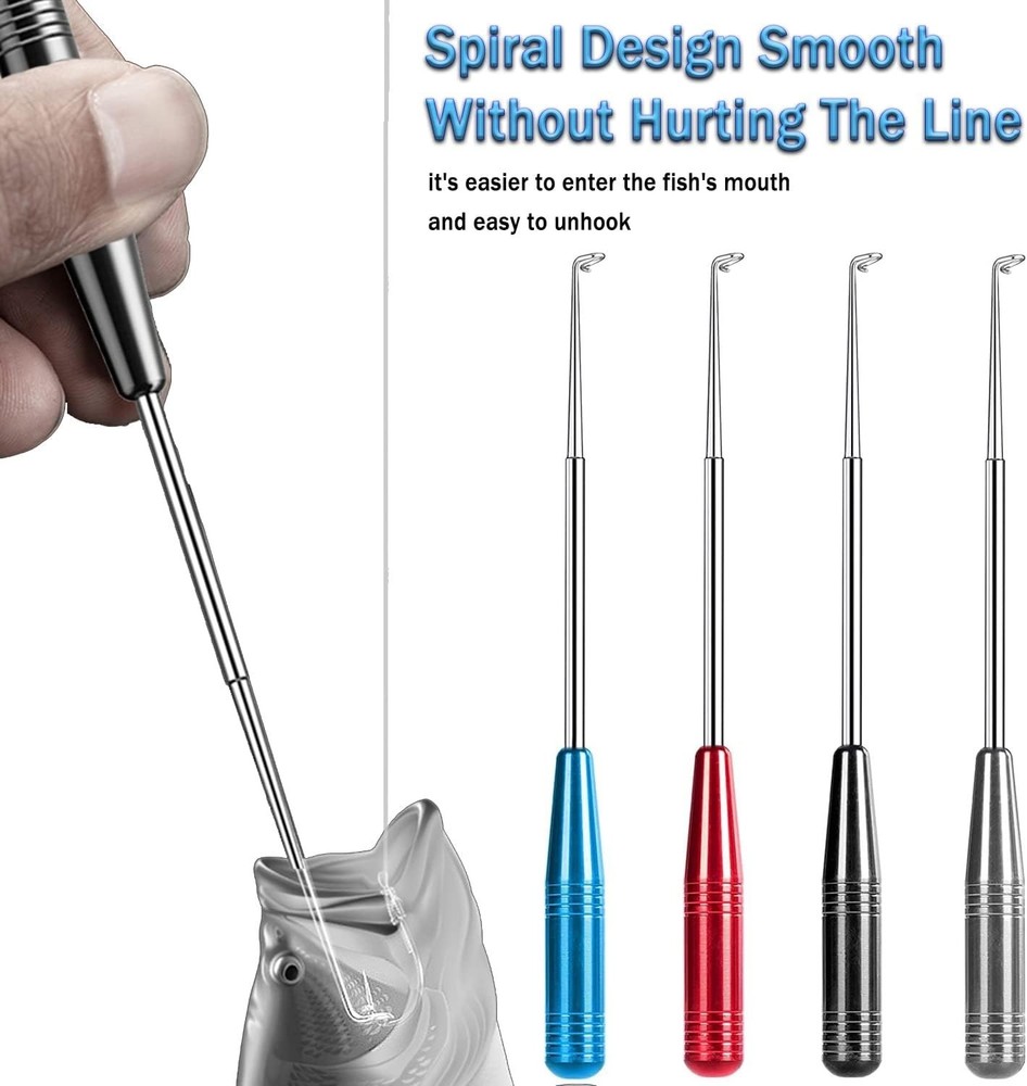 YIMISION Stainless Steel Fish Hook Remover Tool, 4PCS Quick Release Kit