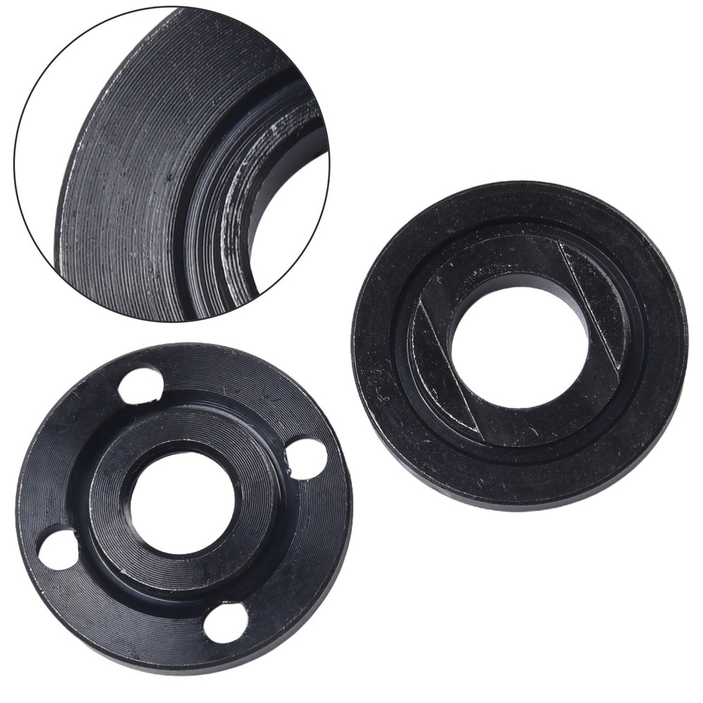 Replacement Angle Grinder Metal Pressure Plate Inner Outer Flange Nut Set Tools