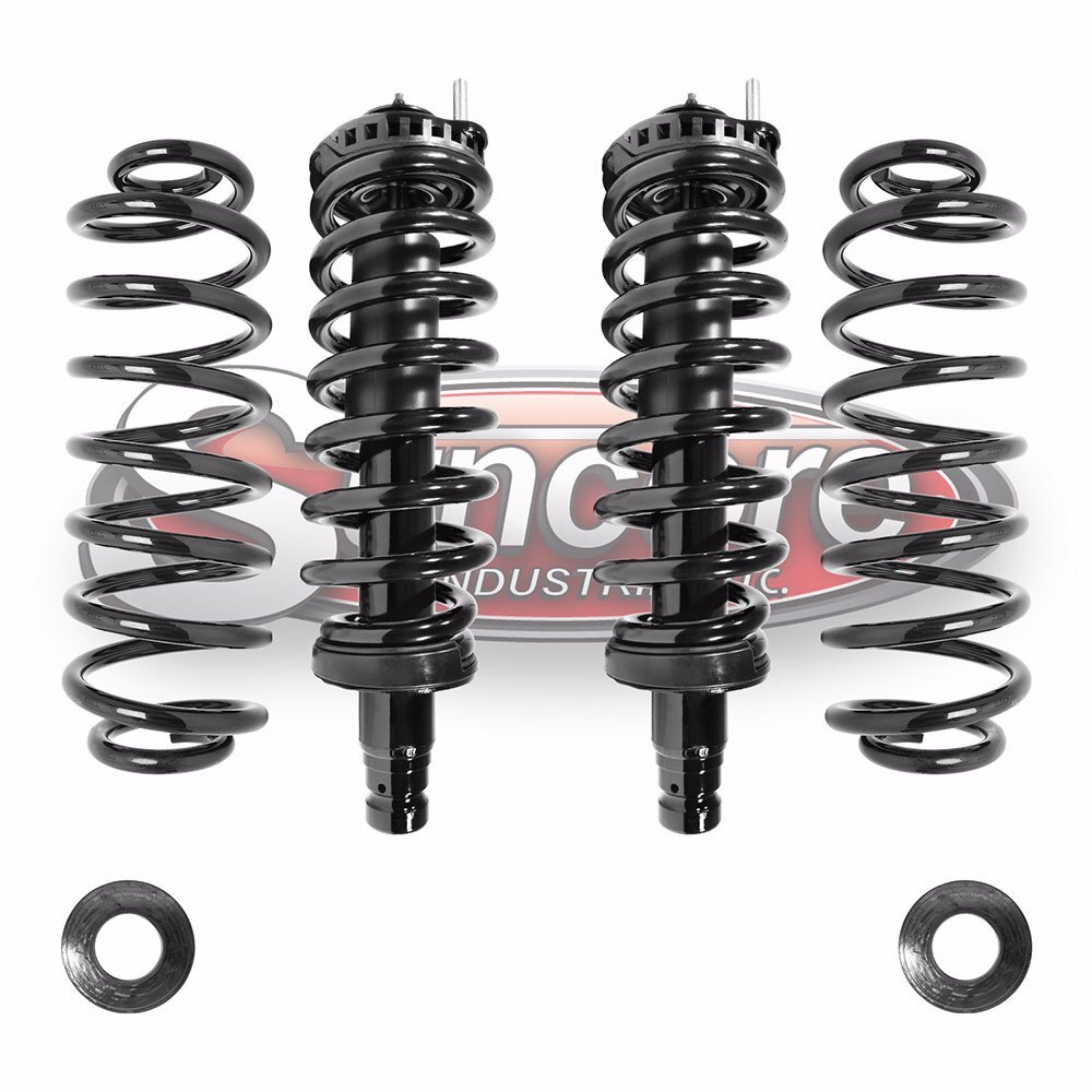 Front Rear Air to Coil Spring Conversion Kit for 2004-2007 Buick Rainier