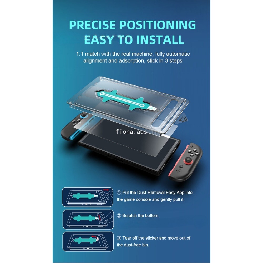 (2pack) For Nintendo Switch 2 New Auto-Alignment Tempered Glass Screen Protector