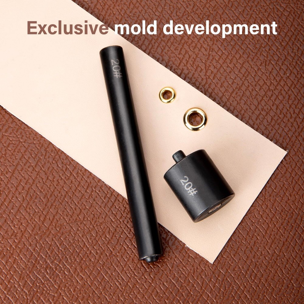 Eyelets Setting ToolSmooth Black Grommet Installation Tools Rivets Setter Too...