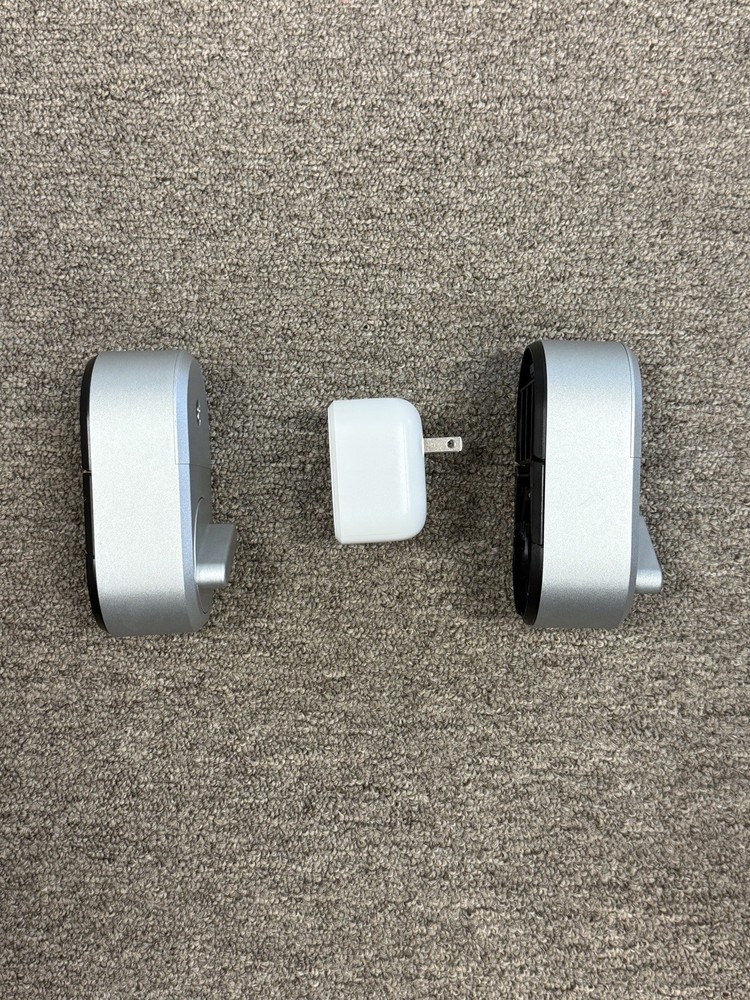 (2) August Smart Deadbolt Locks Silver with August Connect - ASL-3B