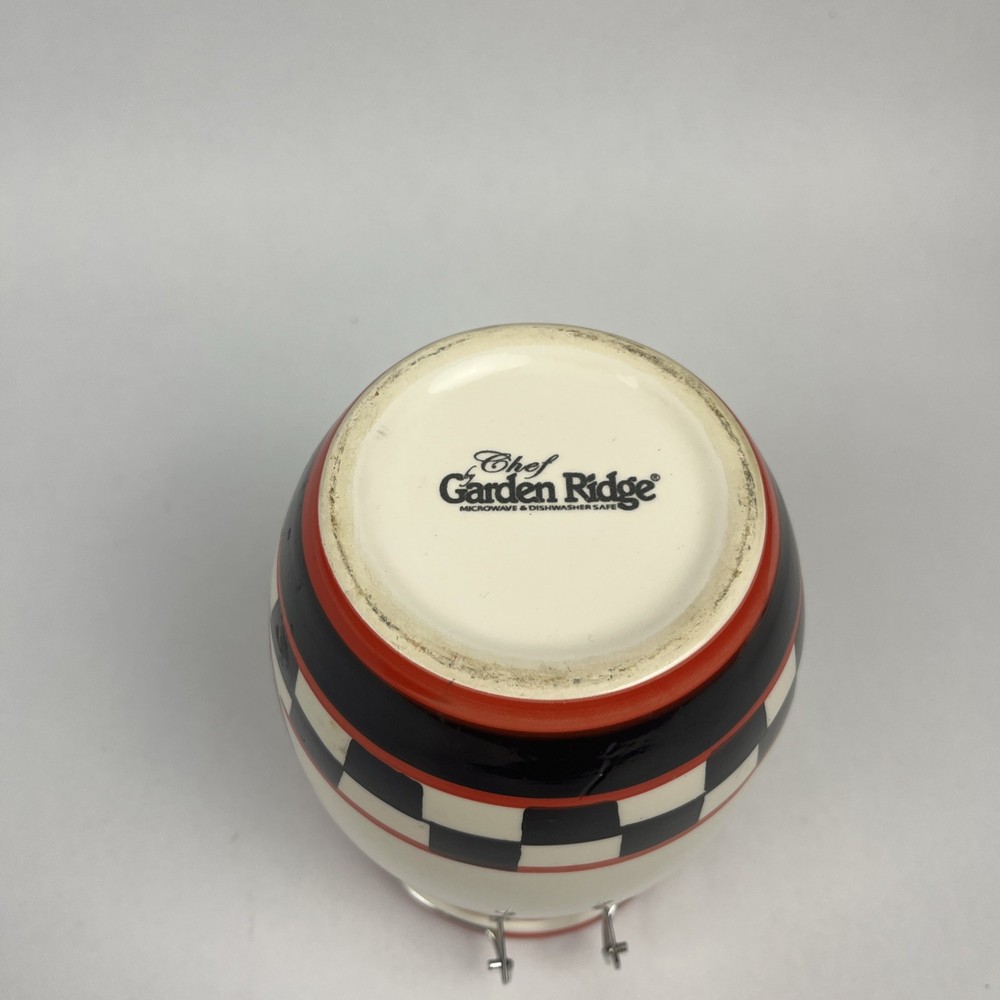 Vintage Chef Garden Ridge Baking Jar Kitchen Decor