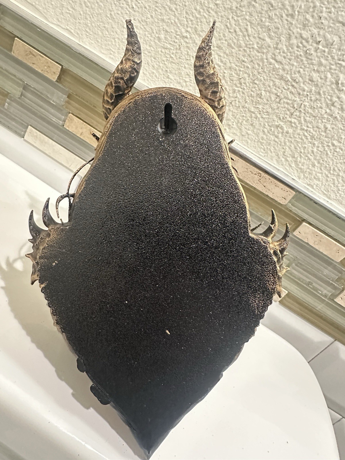 Lilith Gothic Wall Mount Sculpture Dark Fantasy Demon Queen Decor Mythology 9”