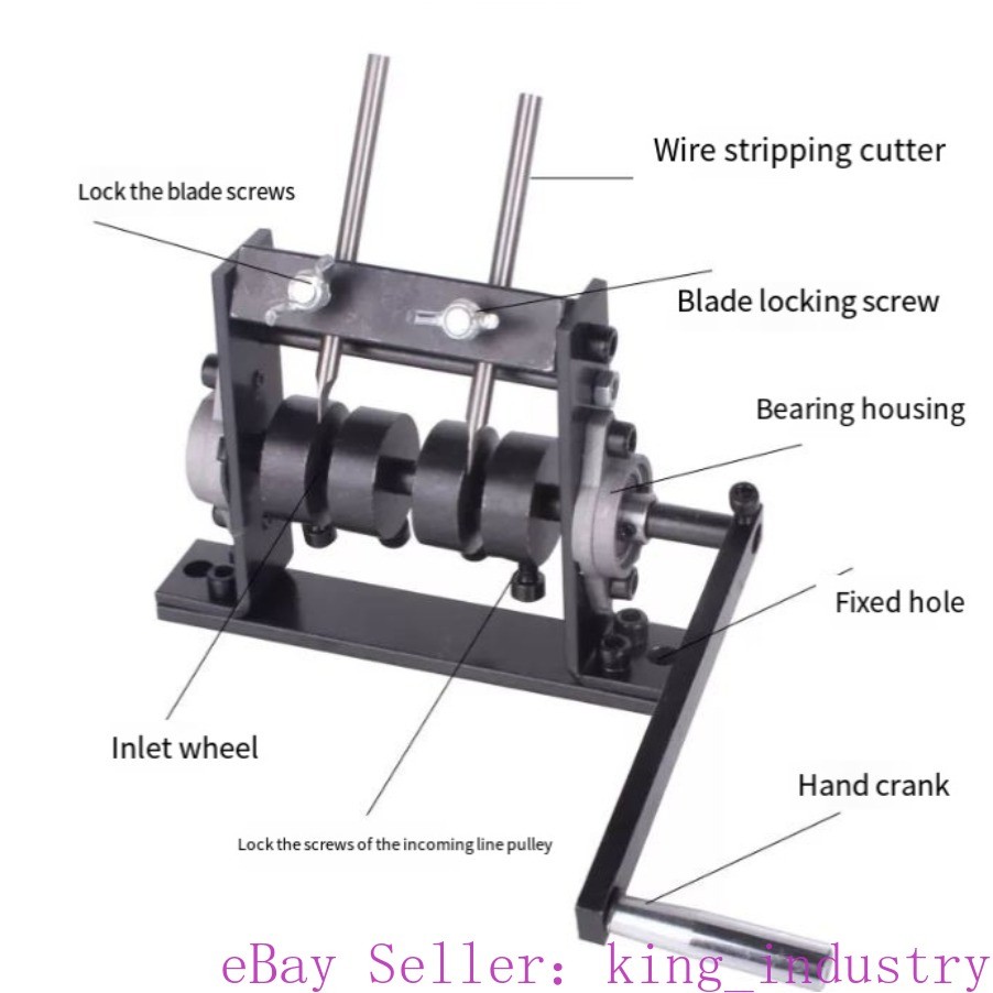 Manual Portable Wire Stripping Machine Scrap Cable Peeling Machine Stripper