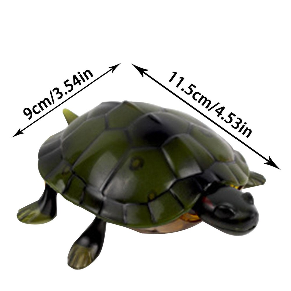 Remote Control Turtle Toy Electronic Realistic Turtle RC Crawling Turtle Toy