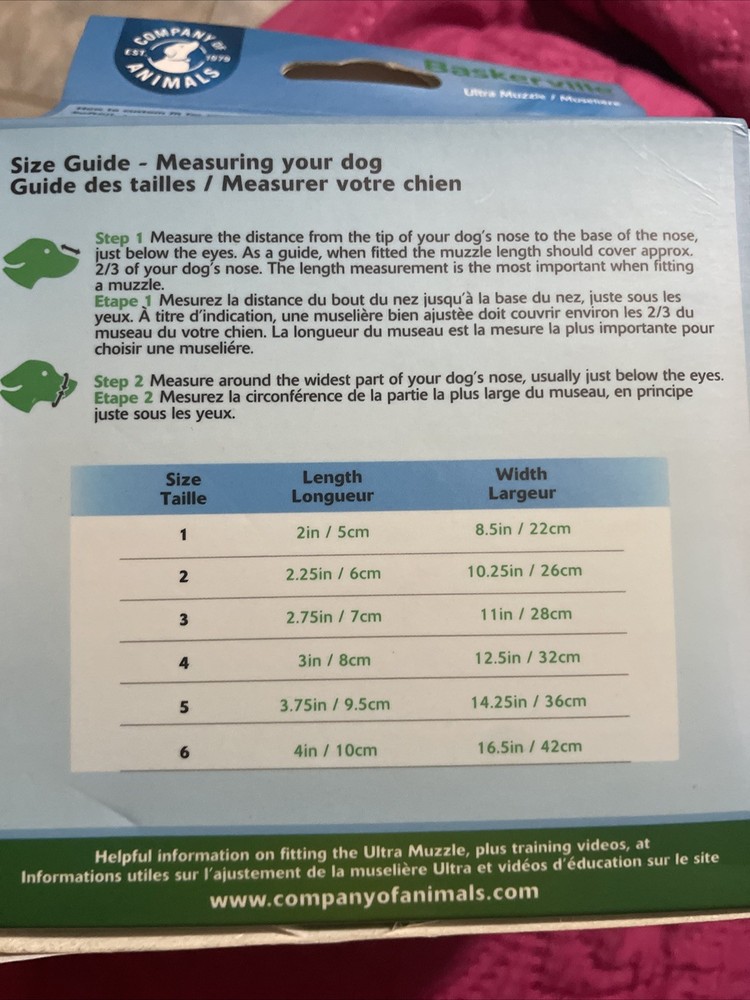 BASKERVILLE ULTRA MUZZLE Patented Breathable Dog Training Muzzle Small size 2