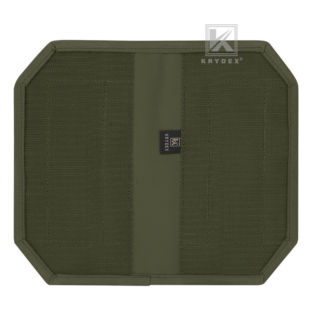 KRYDEX Tactical Organizer Panel Hook Backed Admin EDC Holder Lightweight Green