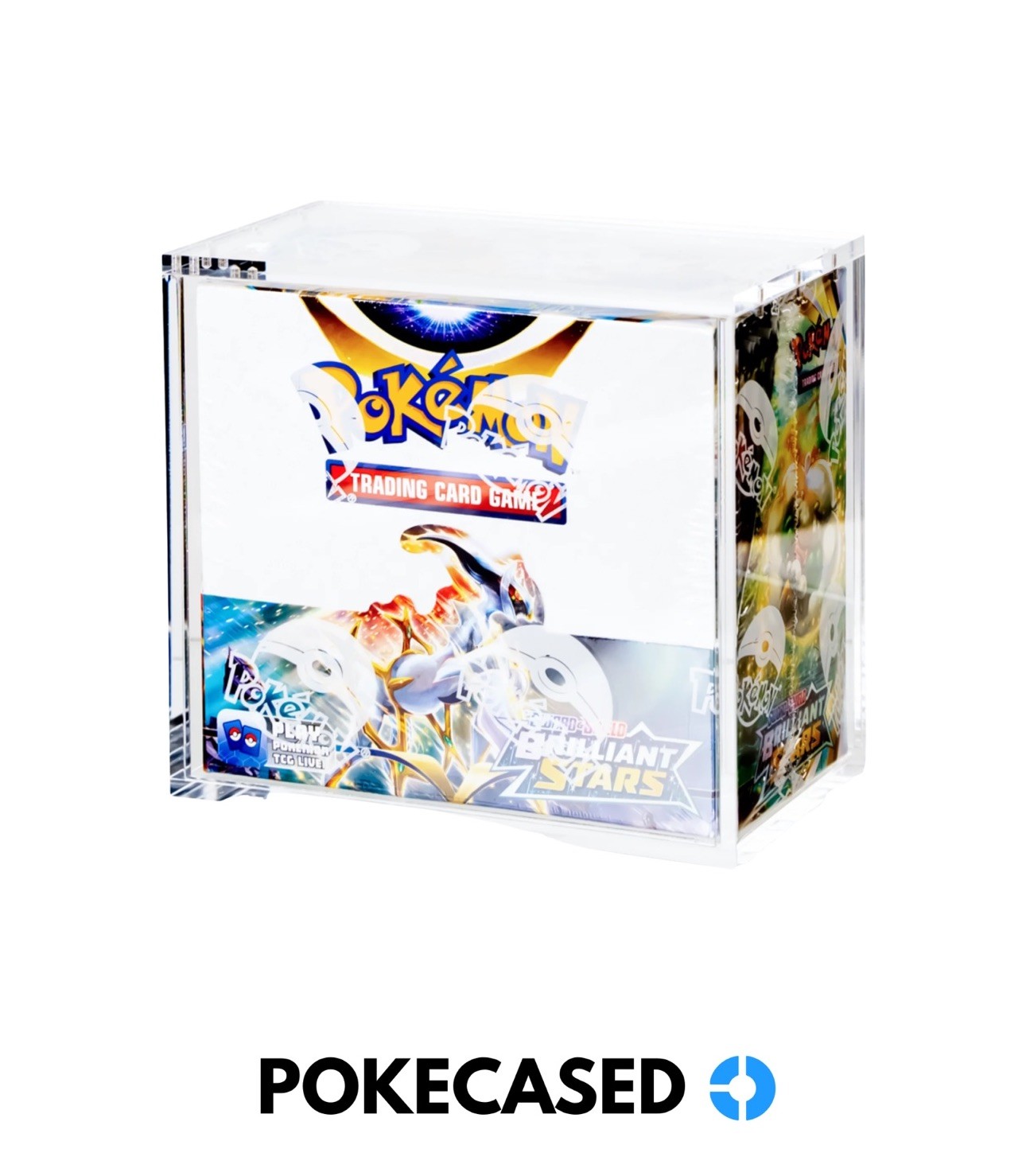 POKEMON BOOSTER BOX Magnetic Acrylic Protective Case Display UV TCG POKECASED