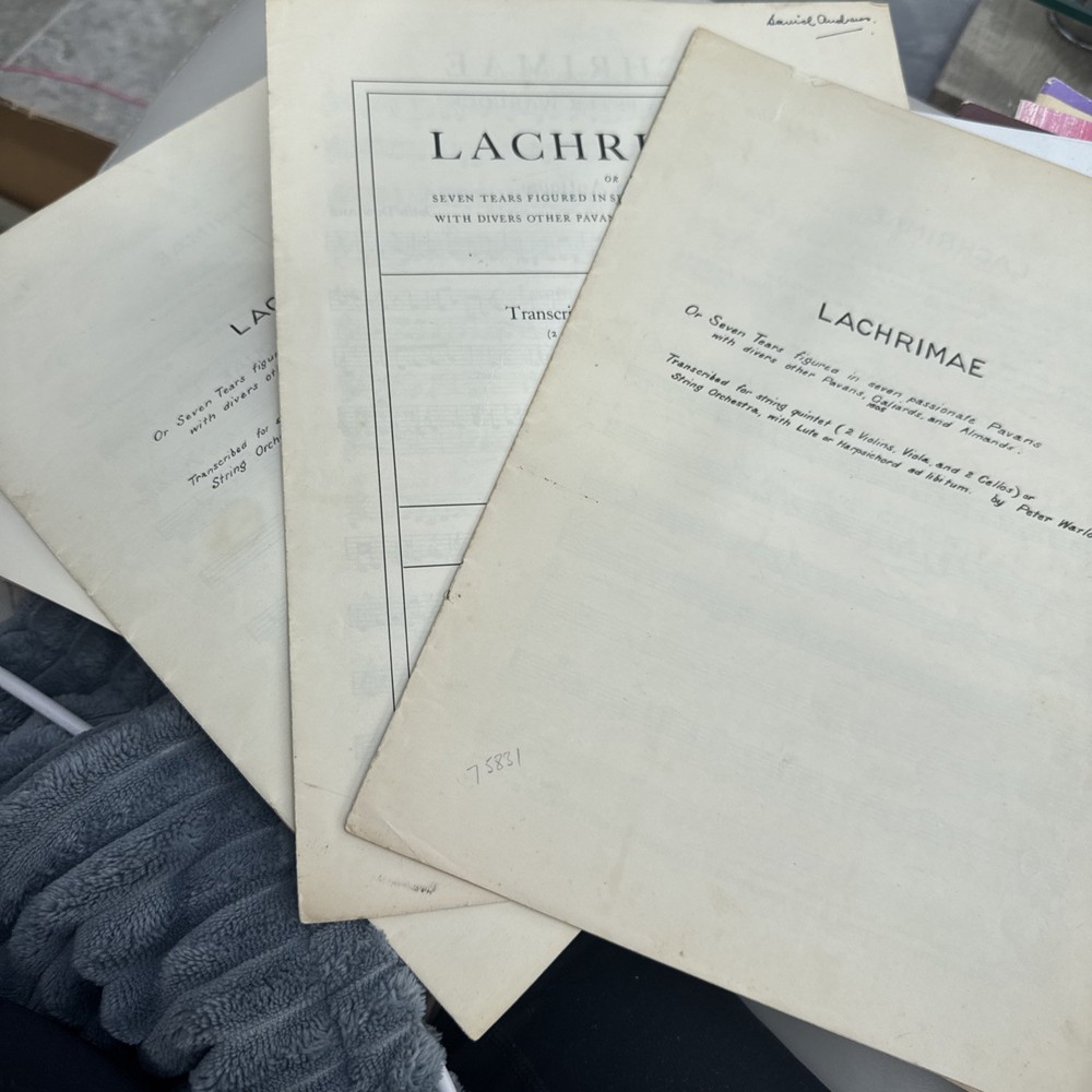 Lachrimae by John Downland