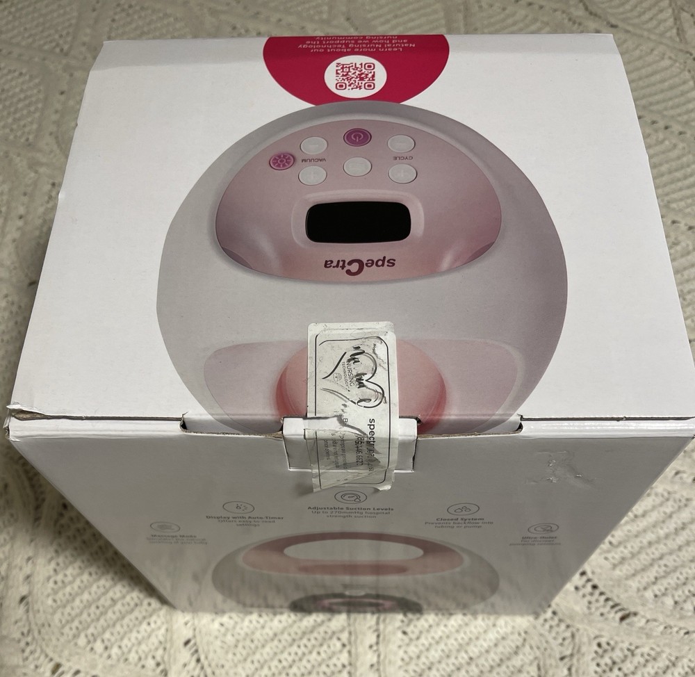 New- Read- Spectra S2 Plus Premier Double Electric Brass Pump Pink