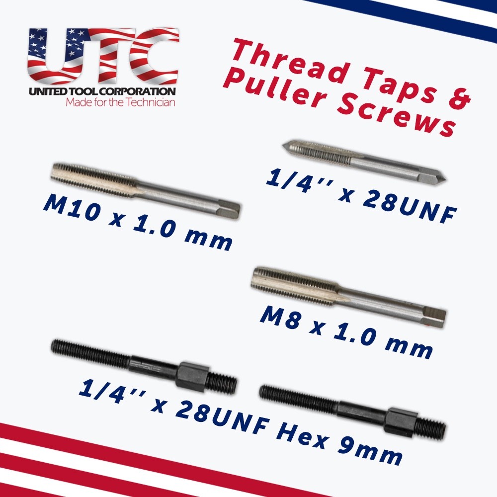 Damaged Glow Plug Removal Tool Kit Diesel Engine Thread Repair Set Case UK NEW!