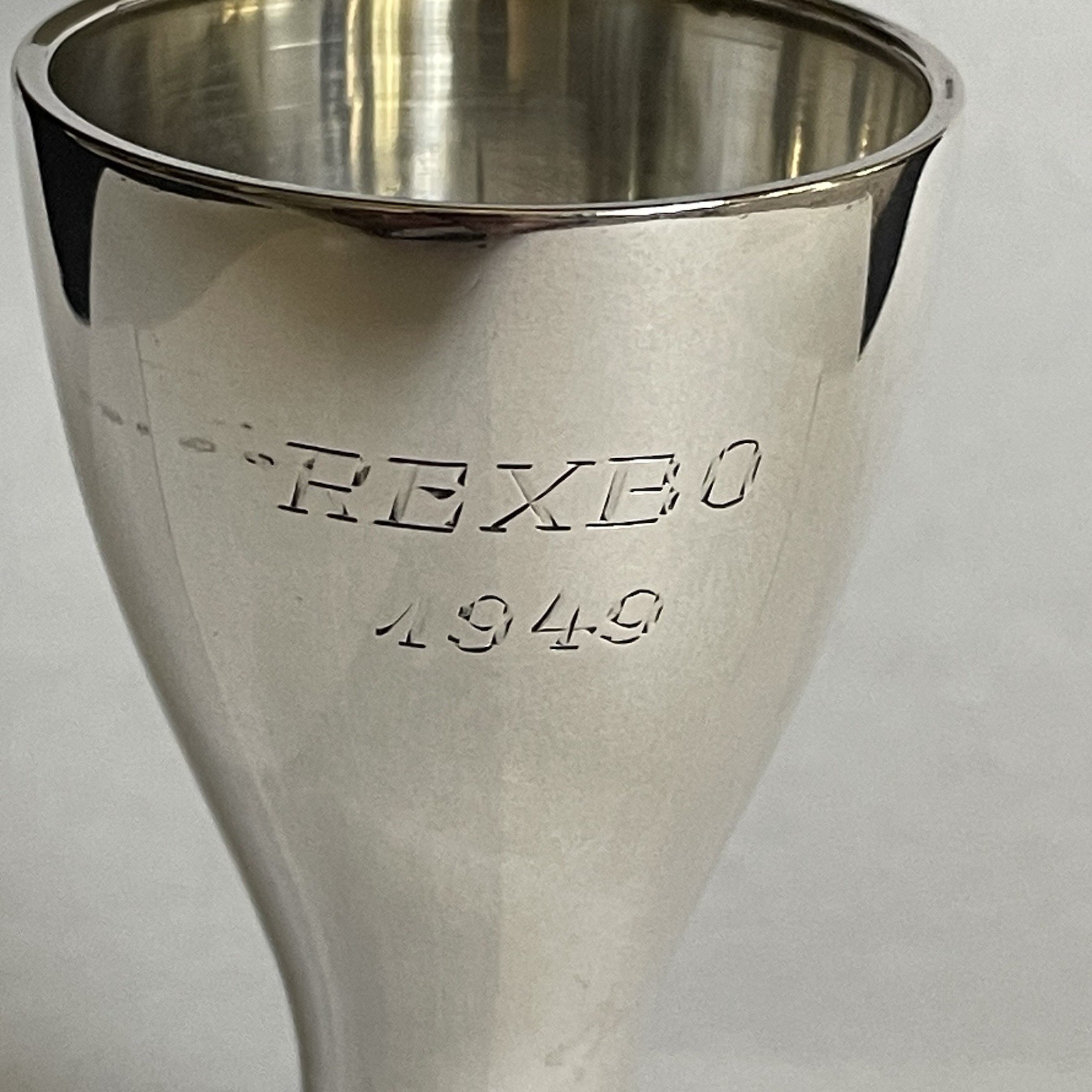 Vintage Sterling Silver Mint Julep Drinking Trophy Cup Rexbo 1949