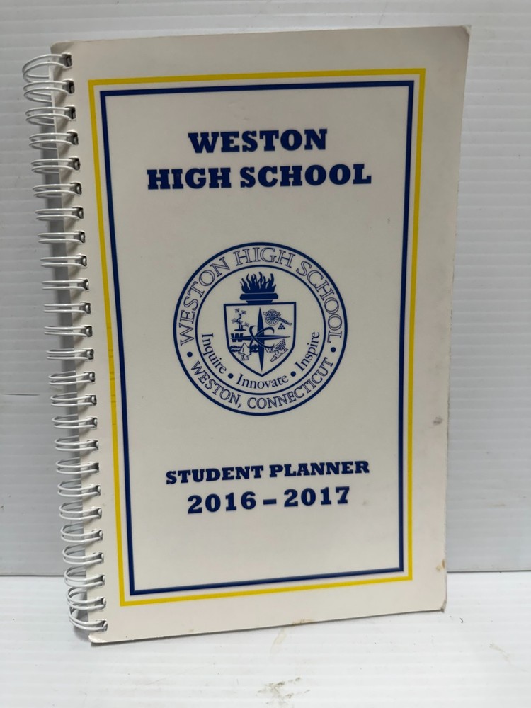 Weston Highschool student planner 2016-2017
