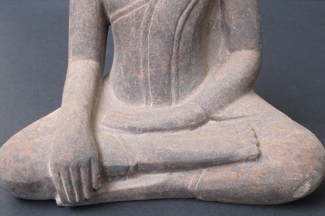 Khmer Buddha In Stone, Cambodia