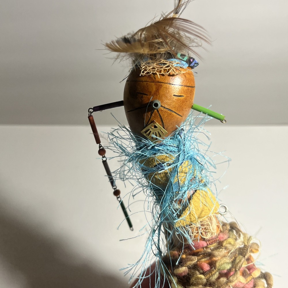 Handcrafted Textiles Gourd *see Description*