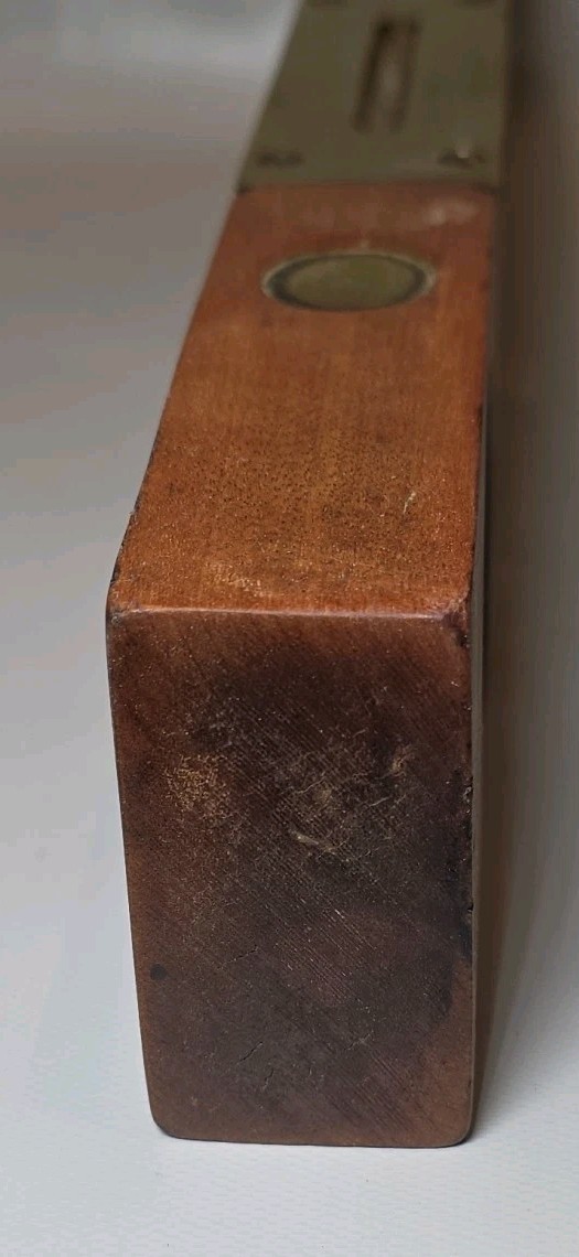Antique Wood Bedortha Bros 12" (2) Bubble Woodworkers Level Tool Windsor, Ct