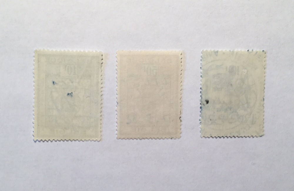 3 Consular stamps Belgium