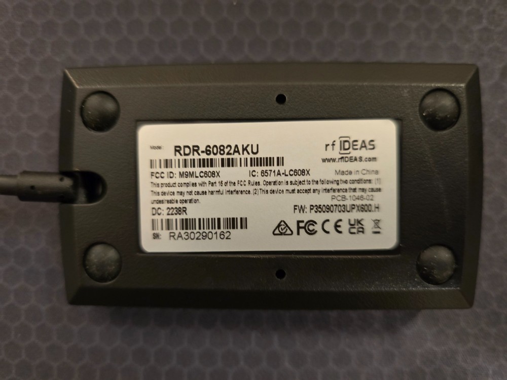 Wave ID Solo RDR-6082AKU RF Badge reader