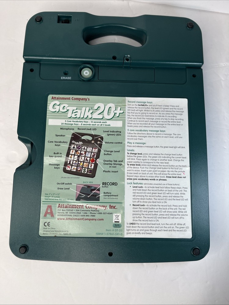GoTalk 20+ Lite Touch