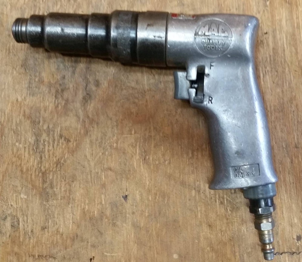 MAC TOOLS REVERSIBLE PNEUMATIC SCREWDRIVER /NUT RUNNER MODEL ASD810