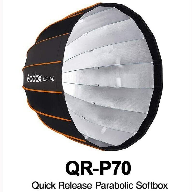 Godox QR-P70 Portable Quickly Fast Installation Deep Parabolic Softbox for Flash
