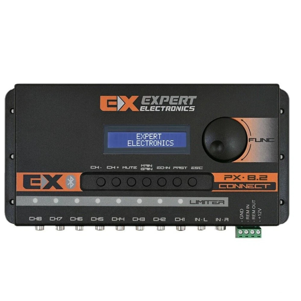 Digital Processor Expert PX8.2 Connect Bluetooth, 8-Channel Crossover-Car Audio