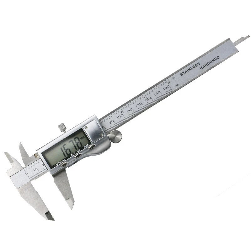 Digital Caliper Micrometer LCD Gauge Vernier Electronic Measuring Tool 6" 150mm