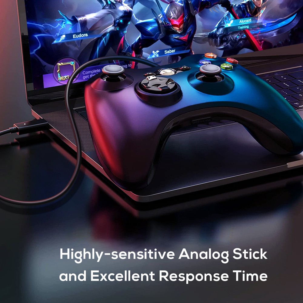 Wired/Wireless Controller Gamepad for Microsoft XBOX 360/Slim/E&360 Battery Pack