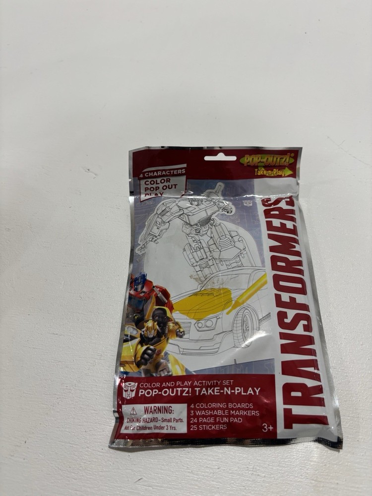 Transformers Pop-outz ! (New In Package)