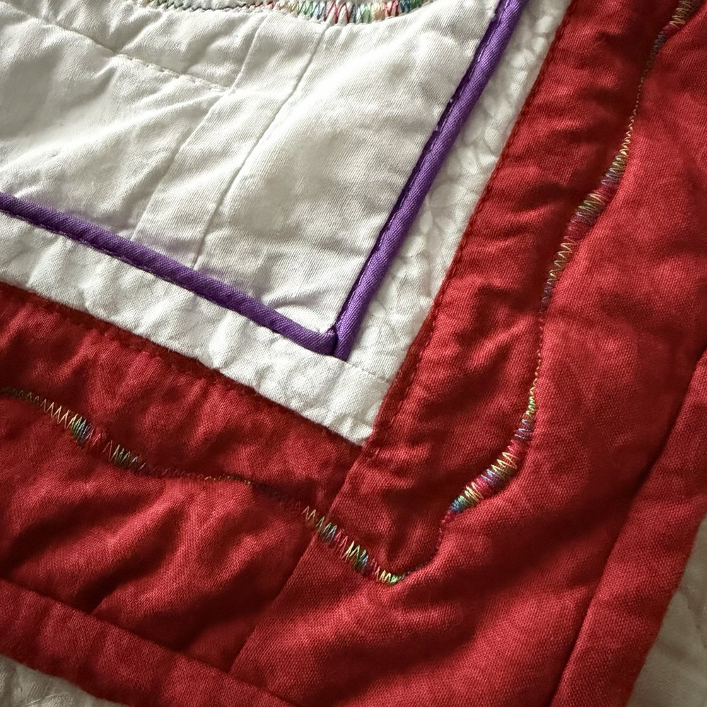 Vintage Patchwork Quilt – Kites / Whimsical Design