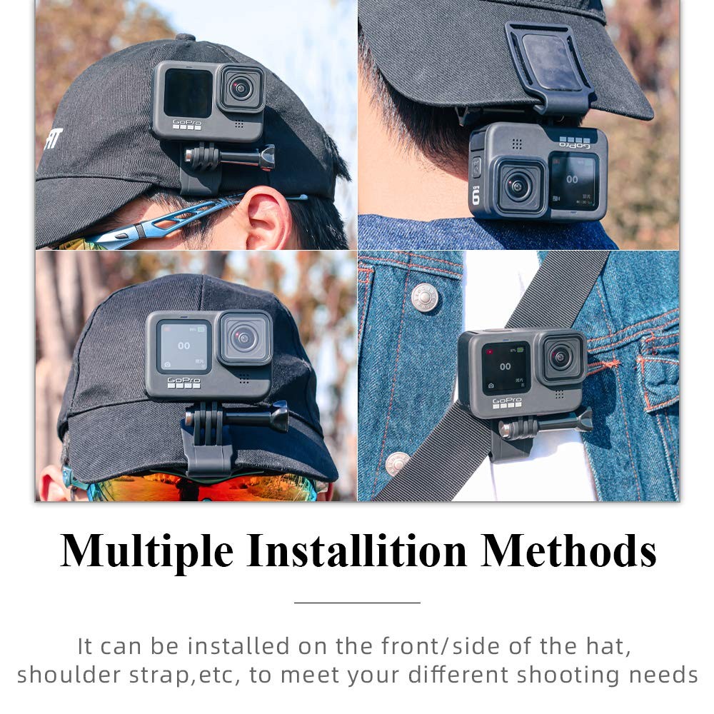Baseball Hat Clip Mount Baseball Cap Clamp Quick Release Mount Compatible wit...