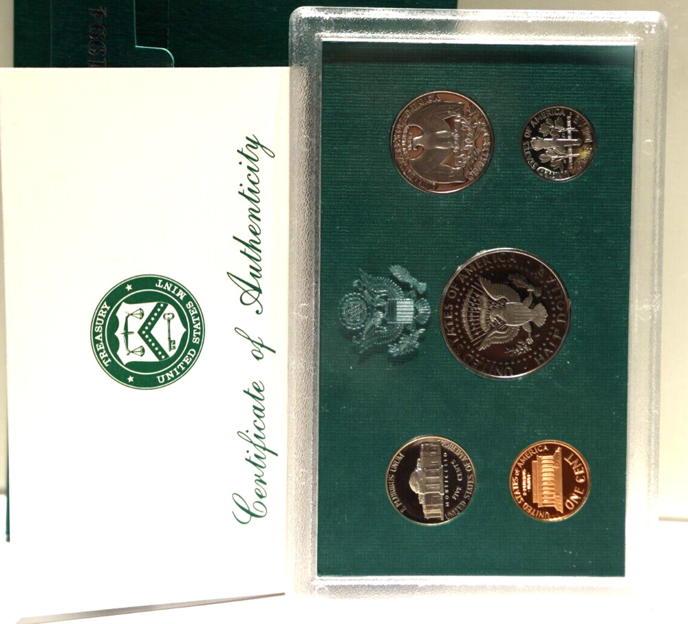 (2) US 1994 S Proof Sets Original Case And COA