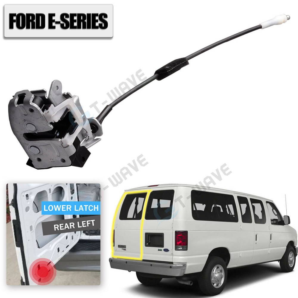 Rear Left Cargo Door Lock Latch (Non Handle) for 1992-2019 Ford E150 E250 E350