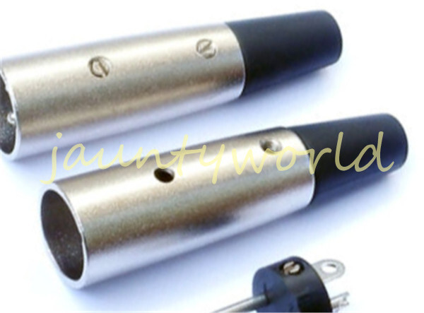 1PCS MicrophPatch XLR Male Plug Connector 3-pin