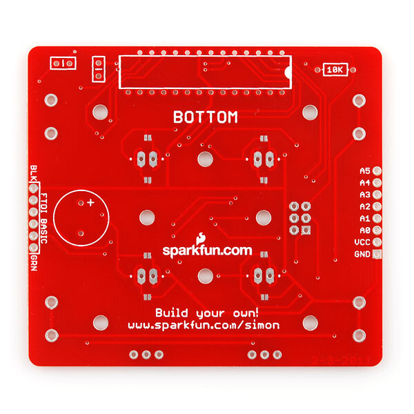 [ SparkFun KIT-10547 ] Simon Says - Through-Hole Soldering Kit