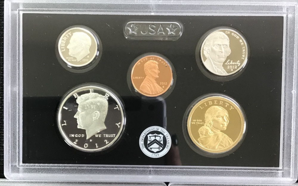 2012 Silver Proof Set U.S. Mint Original Government Packaging w/ COA