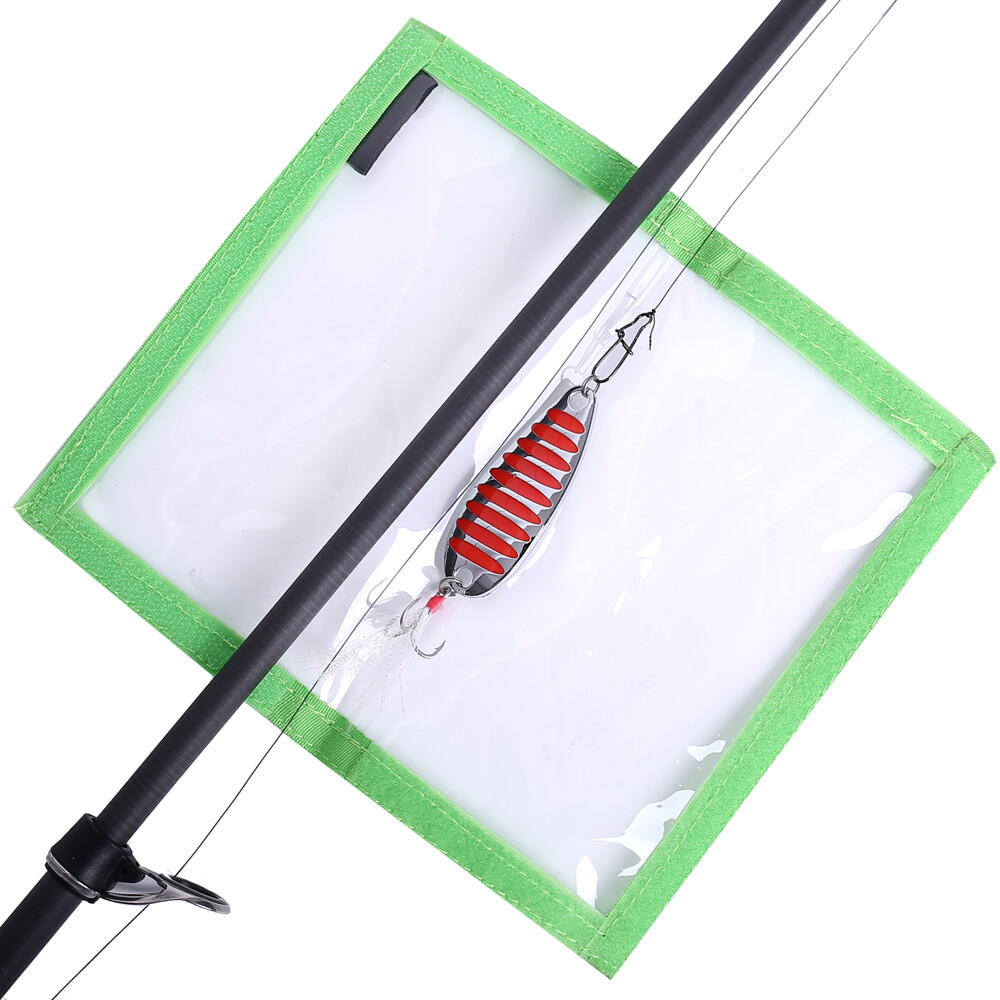 The Lure Jacket 4 Pack; Fishing Lure Wrap, Lure Cover Orange,Black,Green