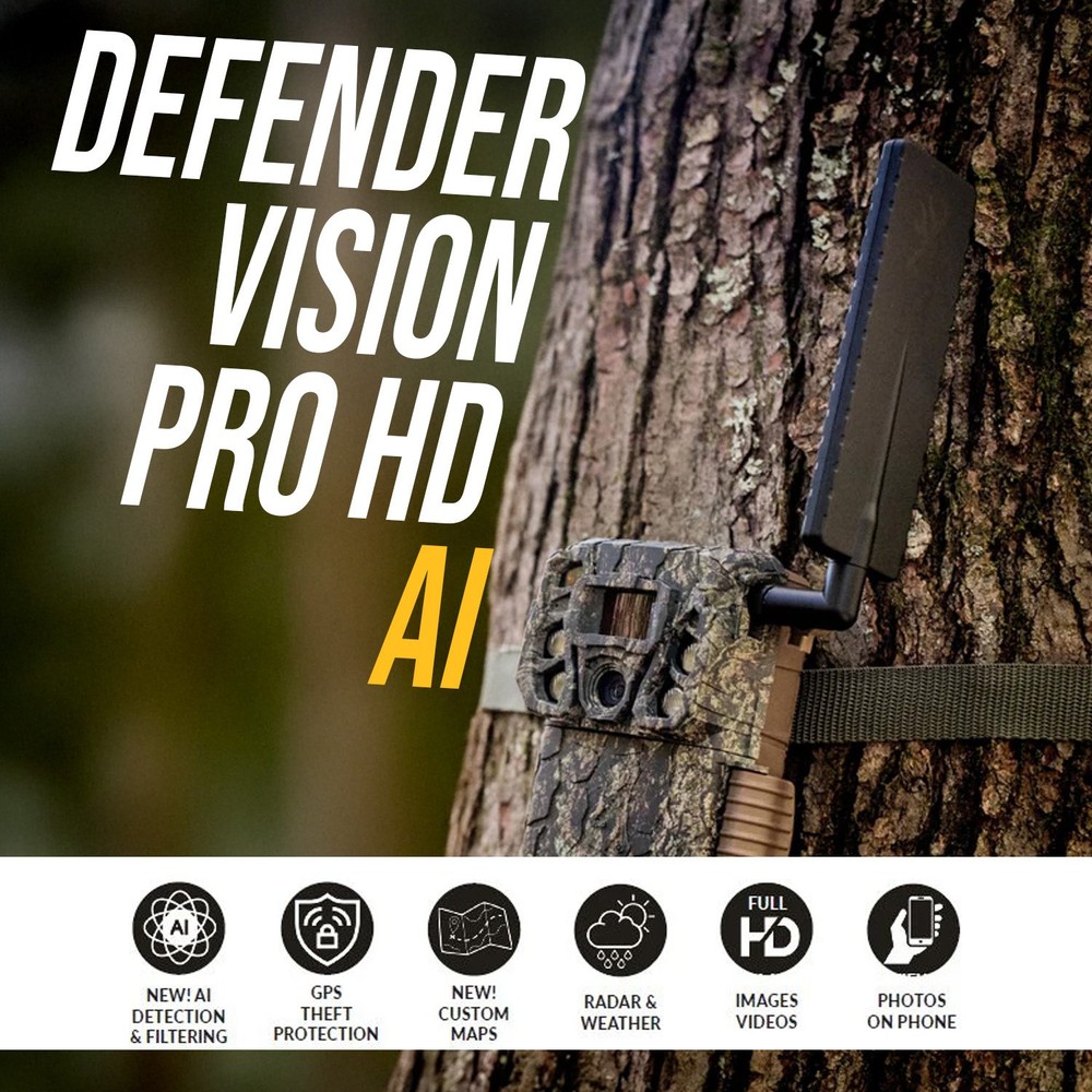 Browning Trail Camera Defender Wireless Vision Pro HD AI Trail Camera Bundle