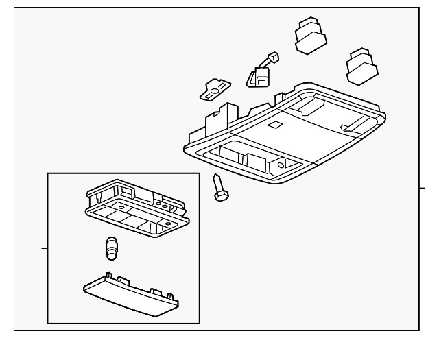 Genuine GM Overhead Console 95027370