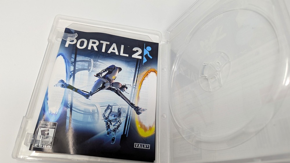 Portal 2 (PS3) Case + Manual + Insert (No Game)