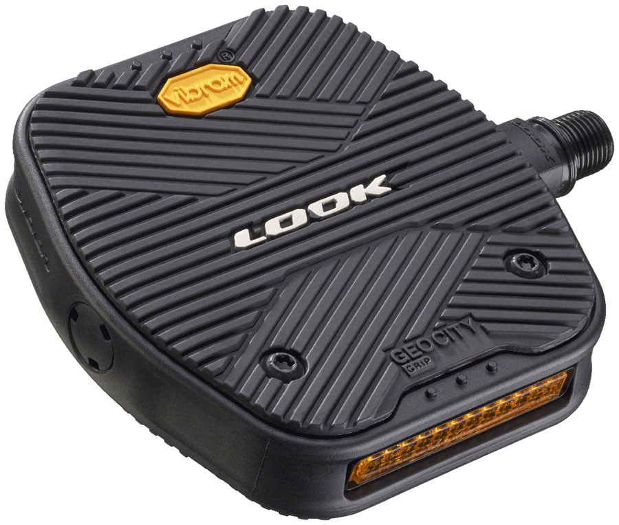 LOOK GeoCity Grip Pedals - Platform, 9/16", Black