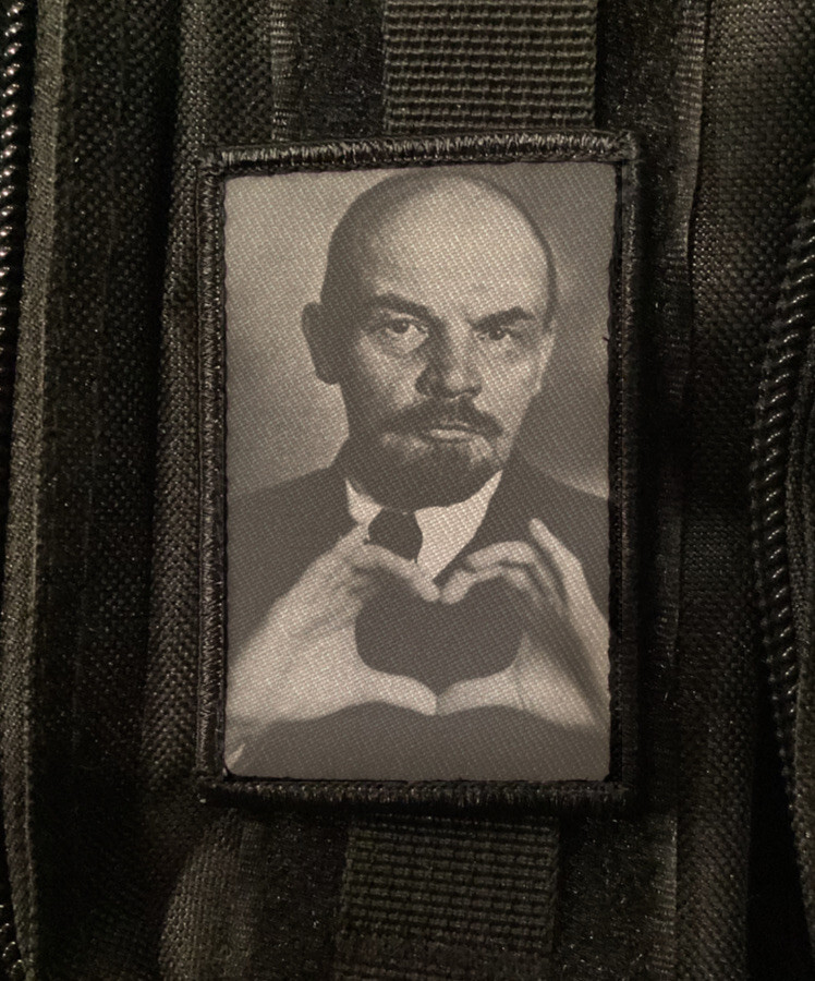 From Commies with Love Patch Lenin Morale Army Tactical Hook [sub]