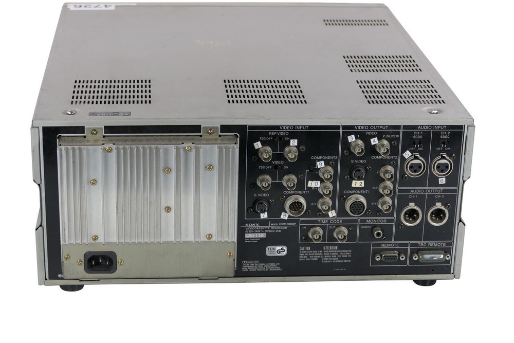 Sony Beta Cam SP Editing System Converts Analog Video into Digital Computer File
