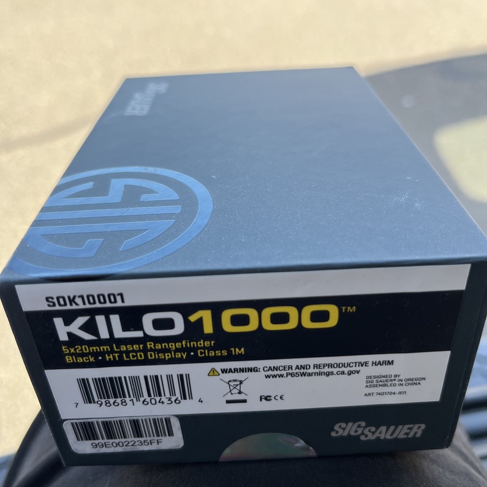 Sig Sauer Kilo1000 Rangefinder - Black