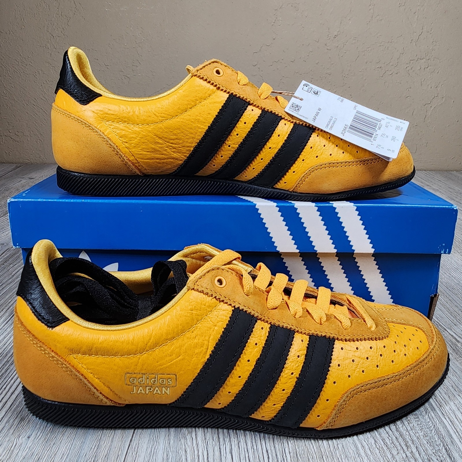 Adidas Originals Japan Sneaker Yellow/Black Womens Sizes 7-10 New JI2665