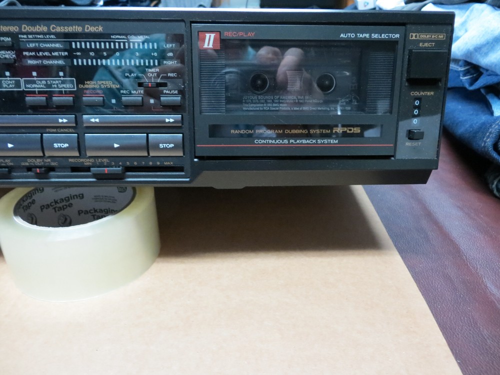TEAC W-460C STEREO DOUBLE/DUBBING CASSETTE DECK