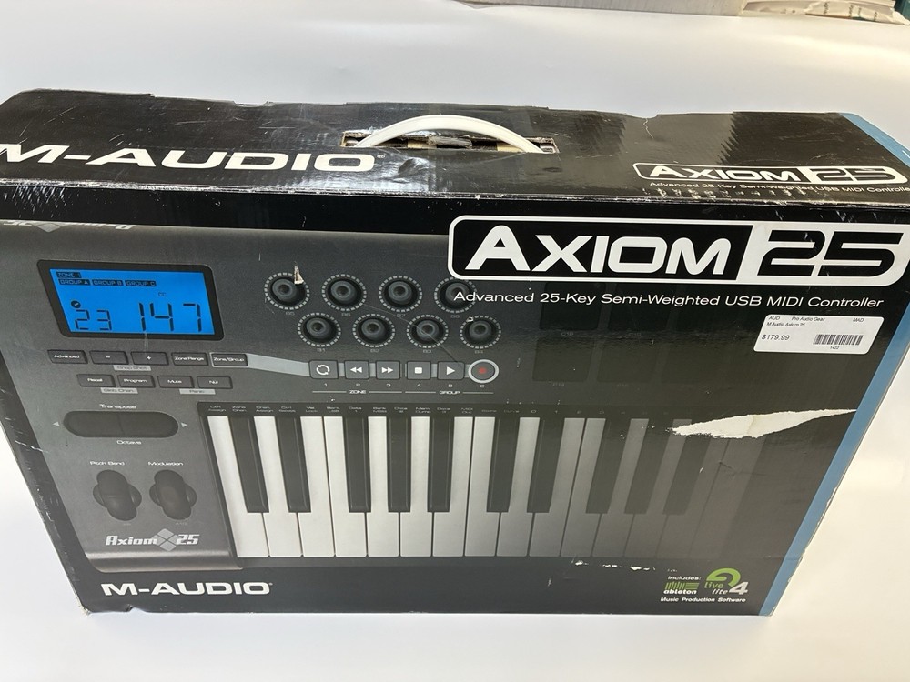 Axiom 25 key MIDI controller