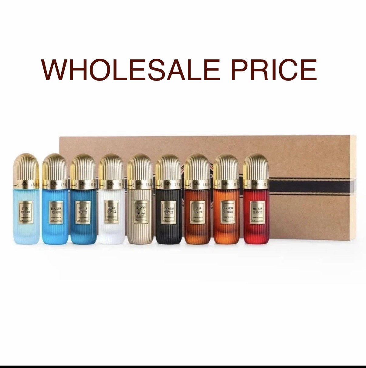 Tobacco Collection by Ibraheem Al Qurashi 9x 20ml Sprays - Free Ship AlQurashi